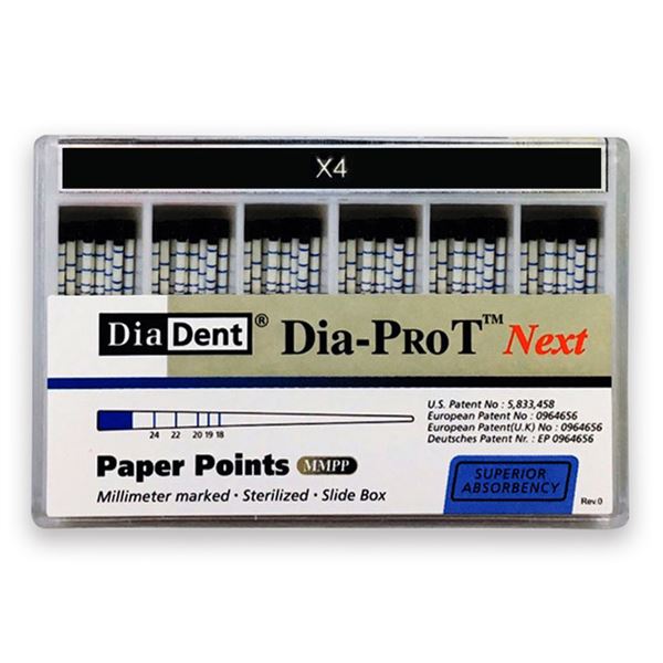 Papírové čepy DiaDent DiaPro T pro PTNext X4