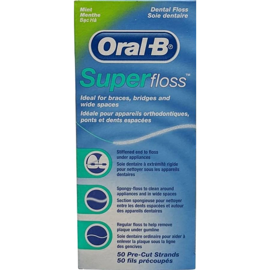 Oral-B SuperFloss Nit-můstky, 50ks | HUFA