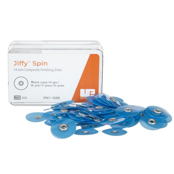 Jiffy Spin Disk hrubý 14mm 75 ks