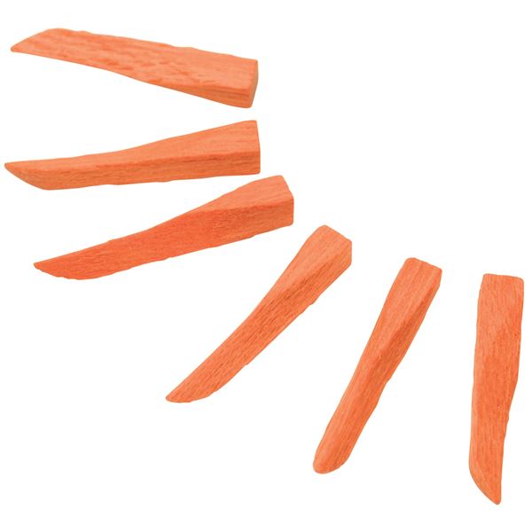 Dřevěné klínky Hawe 822/10 oranžové 100 ks