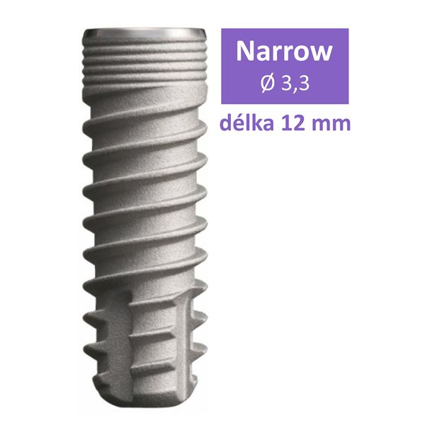 GC Aadva Implantát standard (rovný) Narrow 12mm